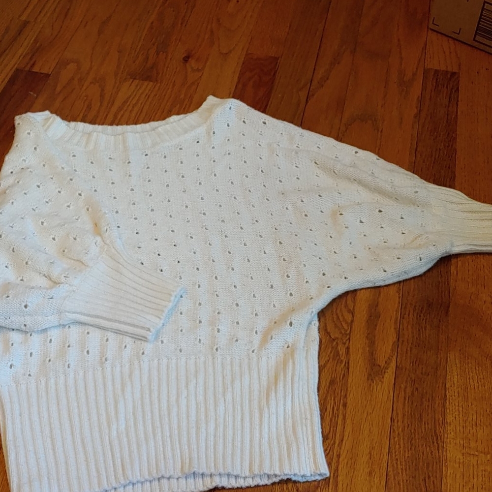 Cream sweater